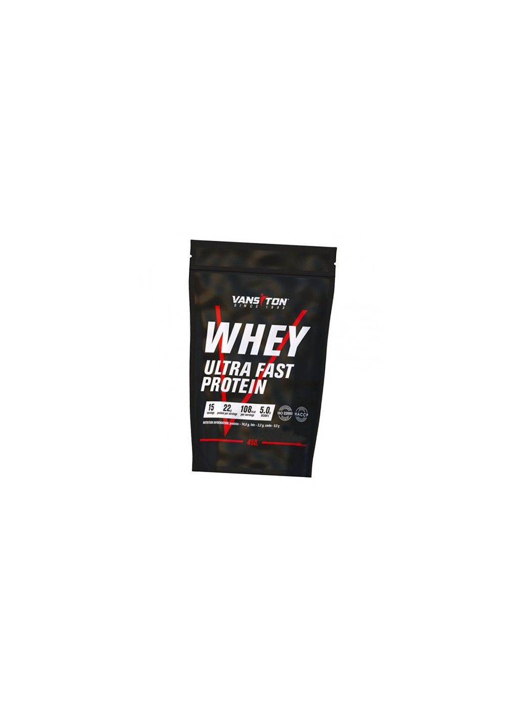 Протеин для восстановления и роста мышечной массы, Whey Ultra Fast Protein, Ванситон 450г Вишня (29173005) Vansiton (315784480)