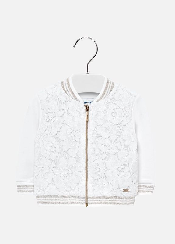 Белый кардиган Mayoral