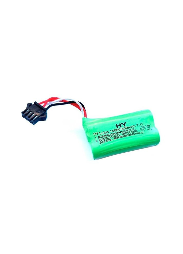 Аккумулятор 7.4v 500 mAh Li-ion для радиоуправляемых машинок (новый разъем) WPL (337508280)