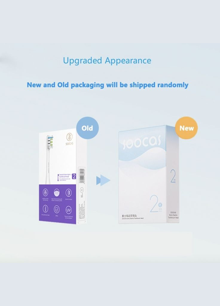 Насадки оригінальні для електричної зубної щітки X3 X3U X5 X1 V1 D2 Electric Toothbrush сяомі сулас Рожевий (Pink) SOOCAS (306447076)