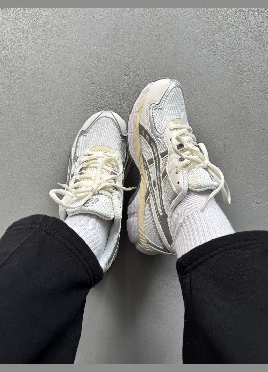 Кросівки жіночі і чоловічі Asics Gel-NYC grey beige | Асікс Гель-НЮК сірі бежеві No Brand сірі демісезони (316091162)