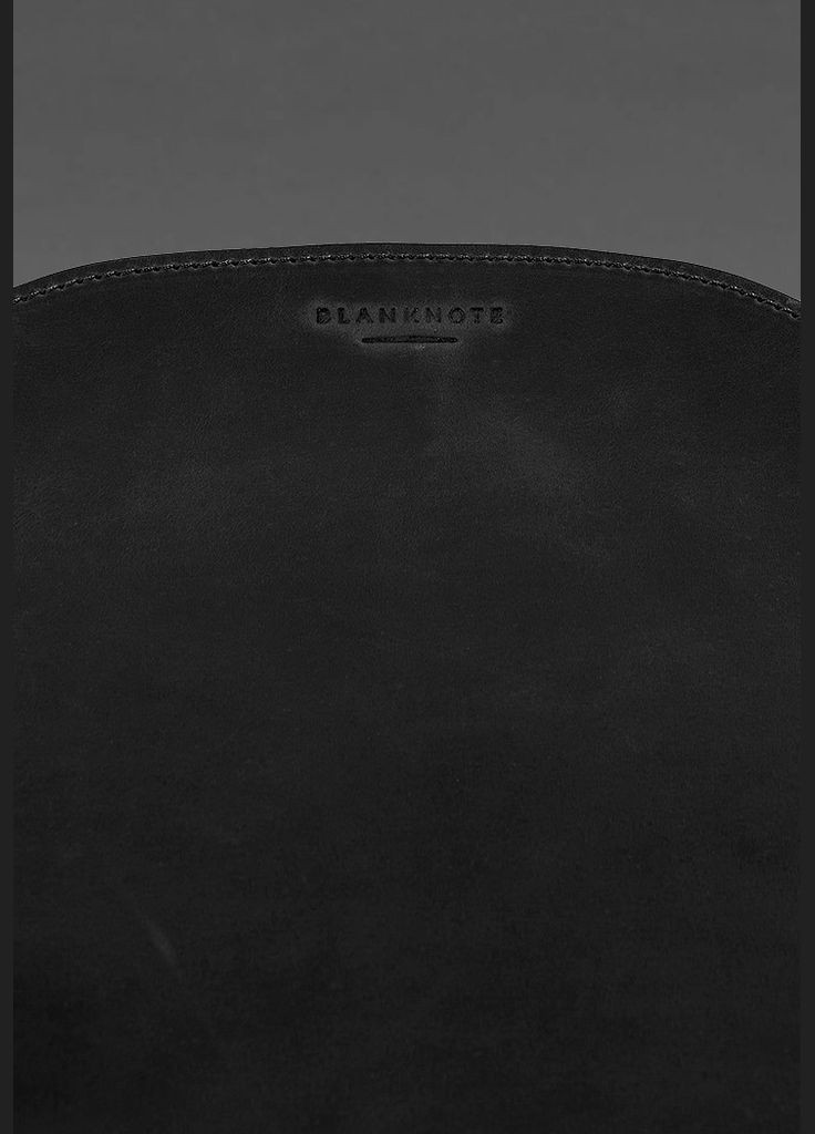 Килимок для мишки "Грушка" із натуральної шкіри чорний Crazy Horse (A-028474) BlankNote (330144397)