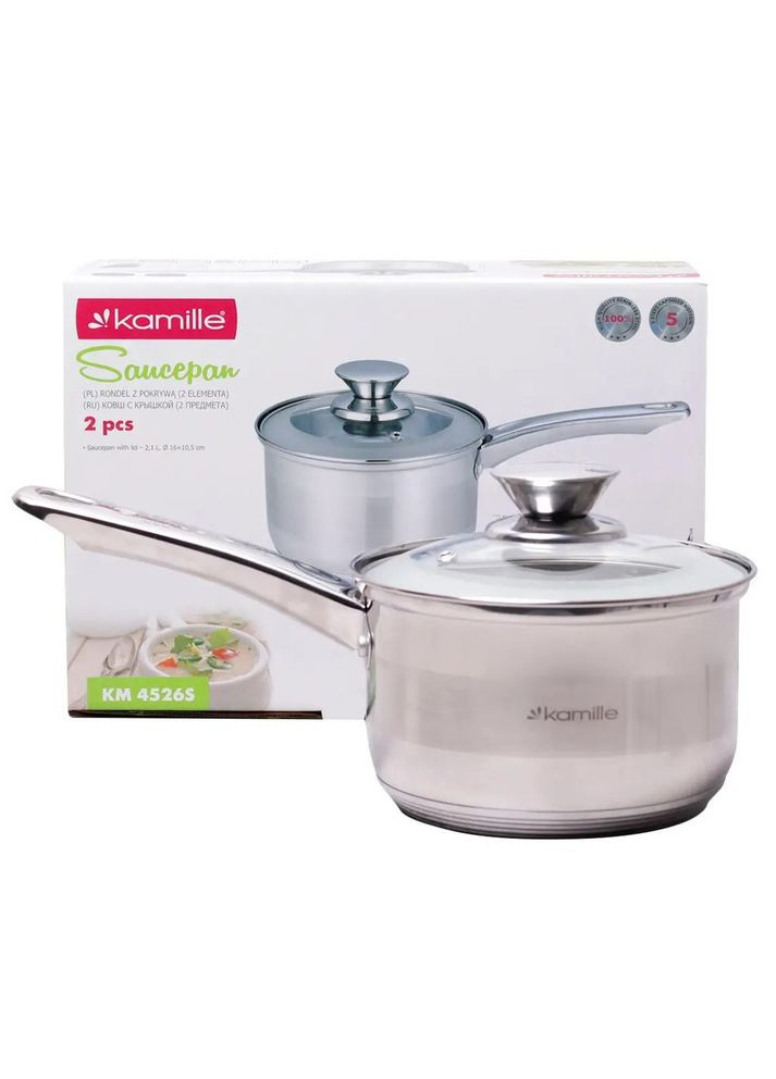 Ковш без крышки 2,1л KM4526S Kamille (316625891)