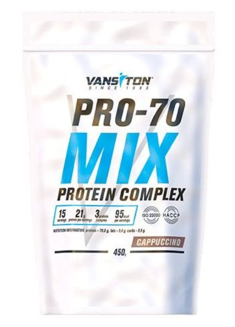 Pro-70 Mix 450 g /15 servings/ Cappuccino Vansiton (355343814)