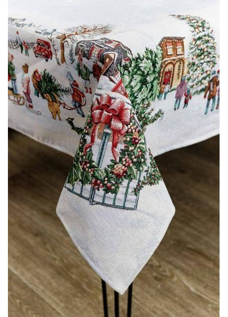 Скатертина гобеленова Village 135х350 см Різнокольоровий (7618) Прованс (361784835)