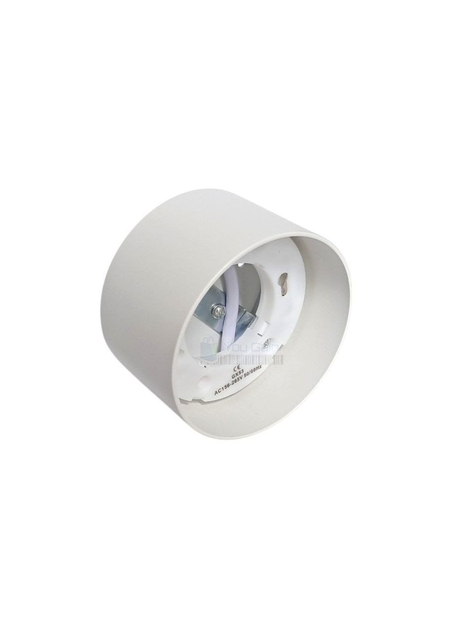 Світильник точковий SP-G09R-W-I накладний для лампи GX53 (алюміній) круглий білий BIOM (361067162)