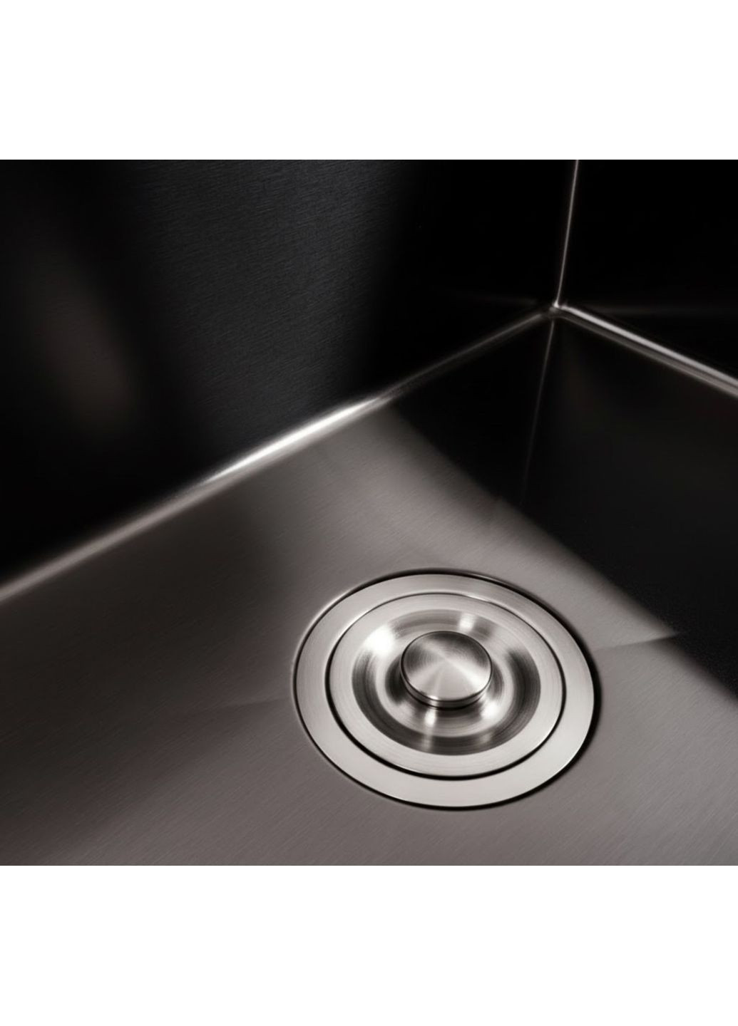 Кухонная мойка 58*43 PVD черная Handmade (3,0/1,5) Valeso (364359046)