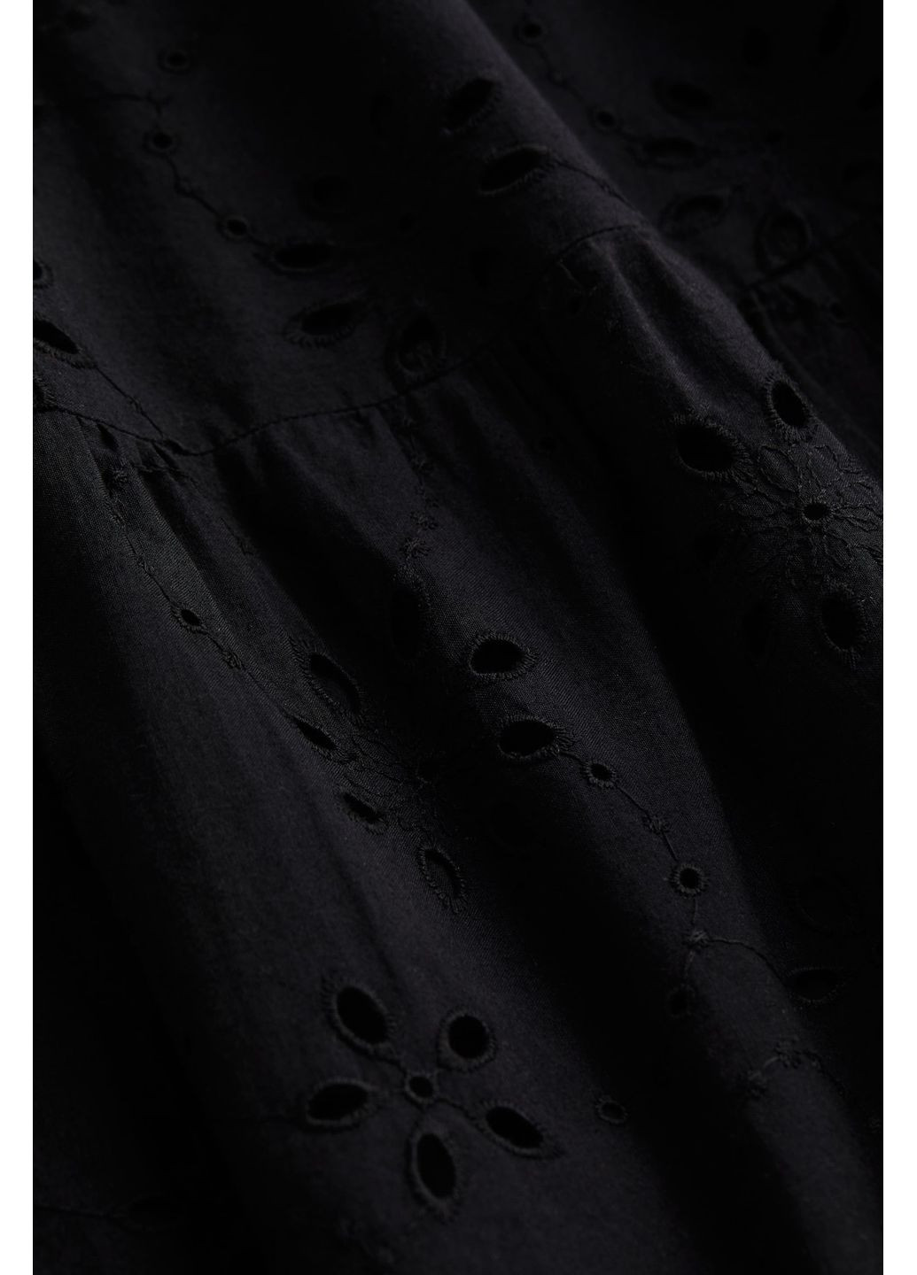 Черное кэжуал платье H&M однотонное