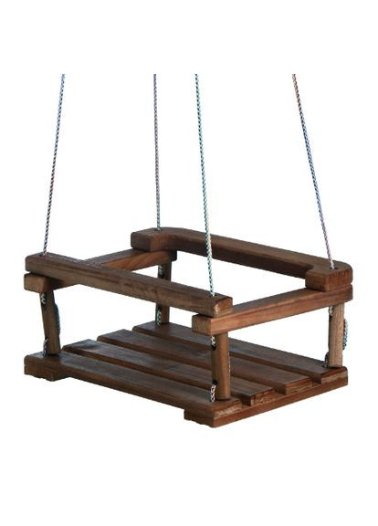 Детская качеля из дерева Альмадам капучино (ДКЧ-001109) No Brand (328910252)