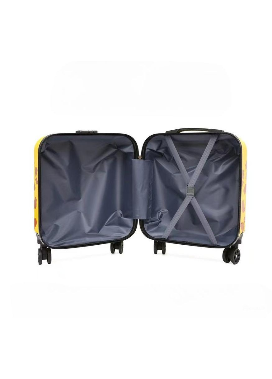 Детский чемодан Лев на 4 колесиках 40 литров с кодовым замком, цвет оранжевый H&H (298401028)