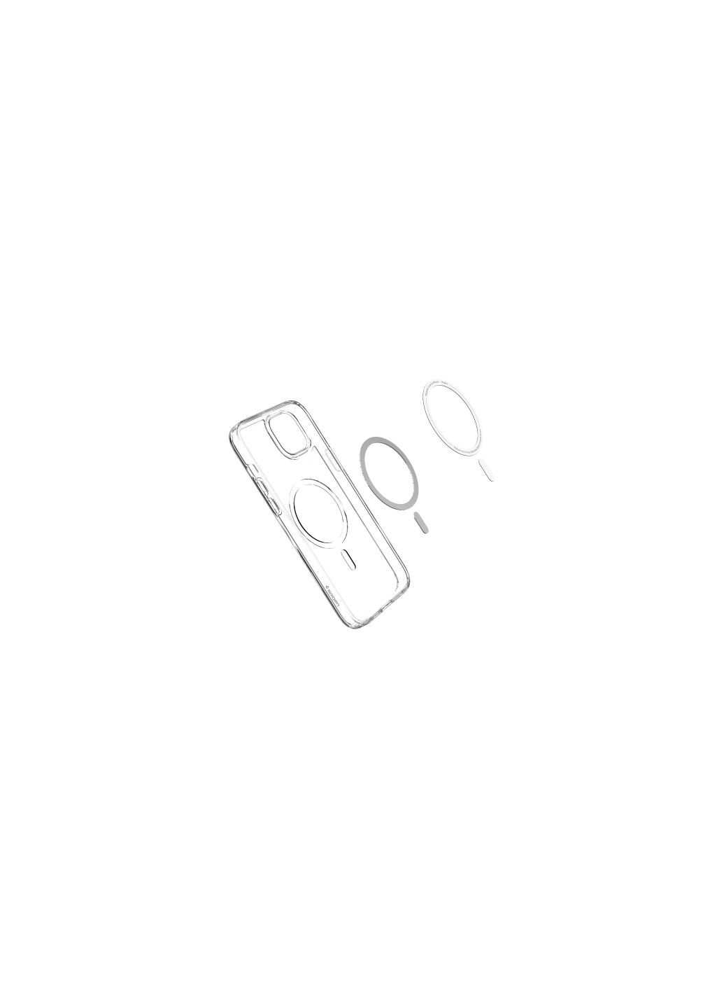 Чехол для мобильного телефона Apple iPhone 14 Plus Ultra Hybrid MagFit, White (ACS04902) Spigen apple iphone 14 plus ultra hybrid magfit, white (275079296)