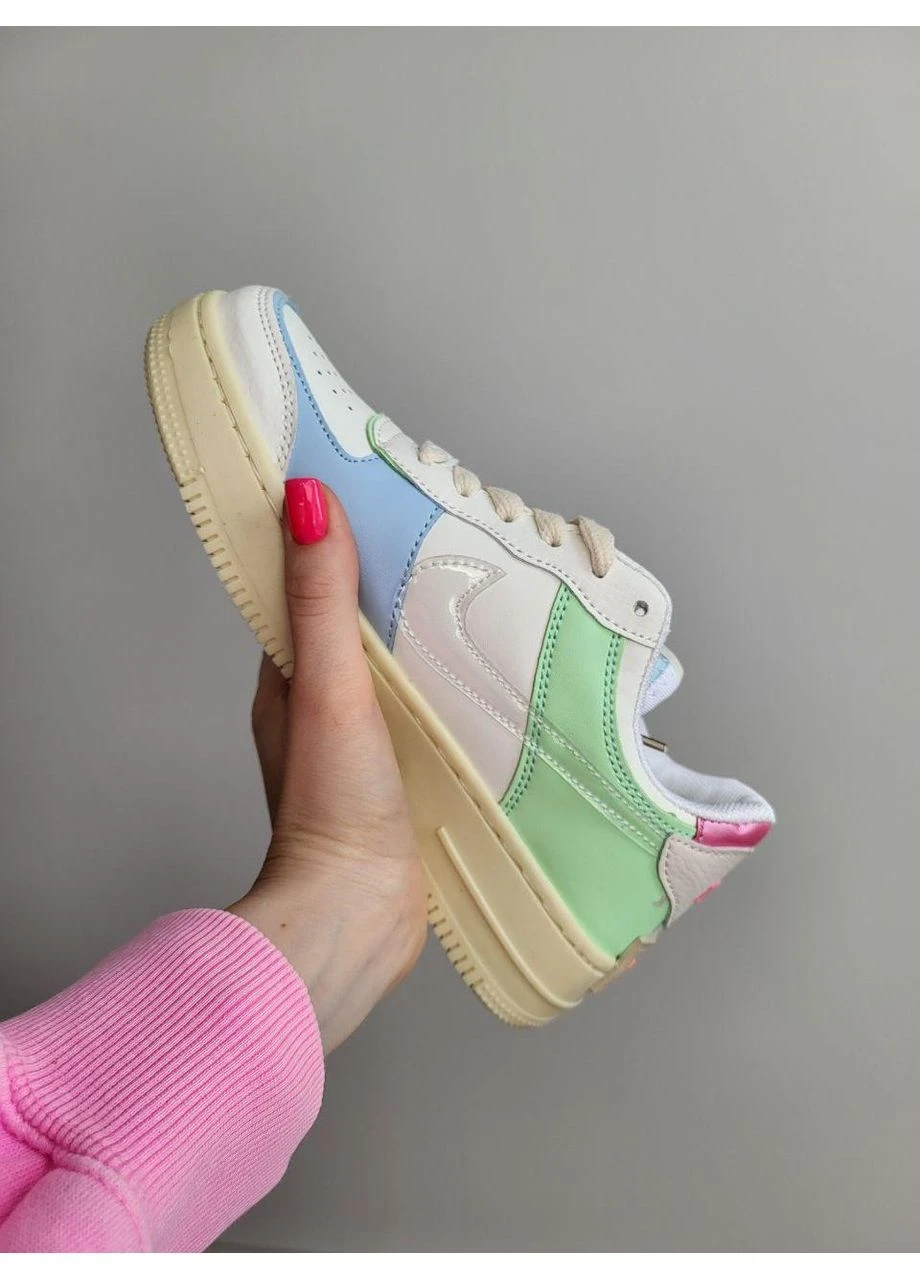 Рожеві літні кросівки nike air force shadow pink найк аір форс рожеві No Brand