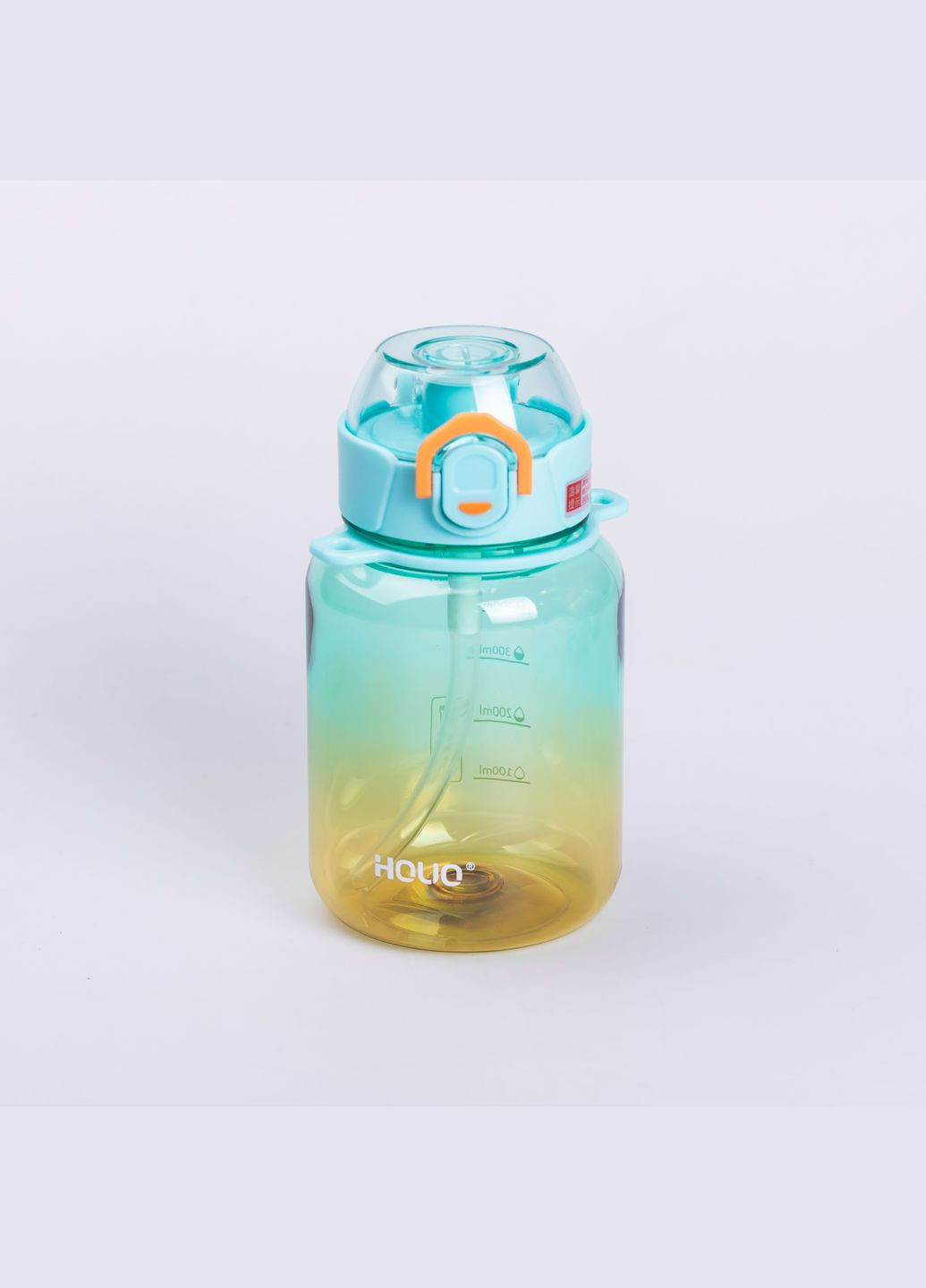 Бутылка для напитков с ремешком и трубочкой 700 мл, оливковый Yiwu (324771086)