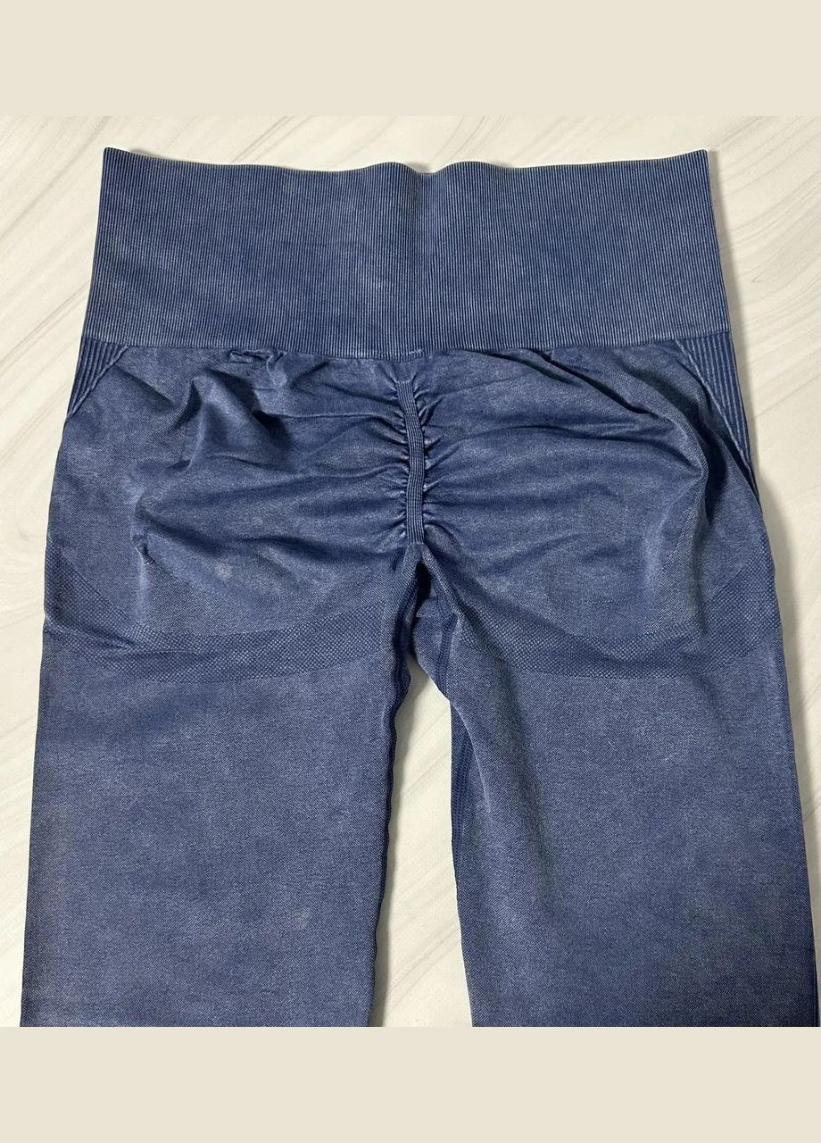 Комплект для фітнесу (спортивний костюм) з імітацією джинсу, рашгард і легінси No Brand (321996482)