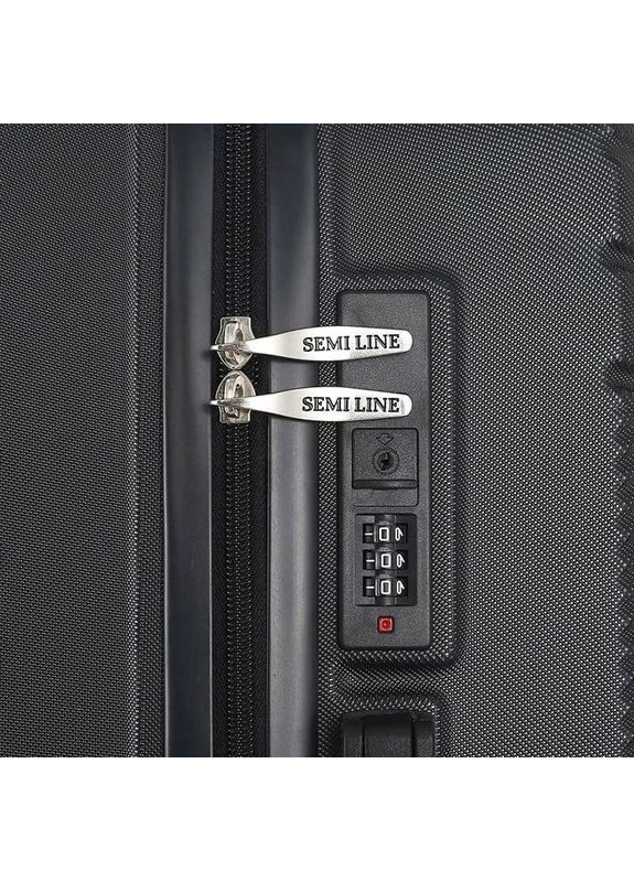 Чемодан 24" M 61л Black (DAS302975) Semi Line (350915924)