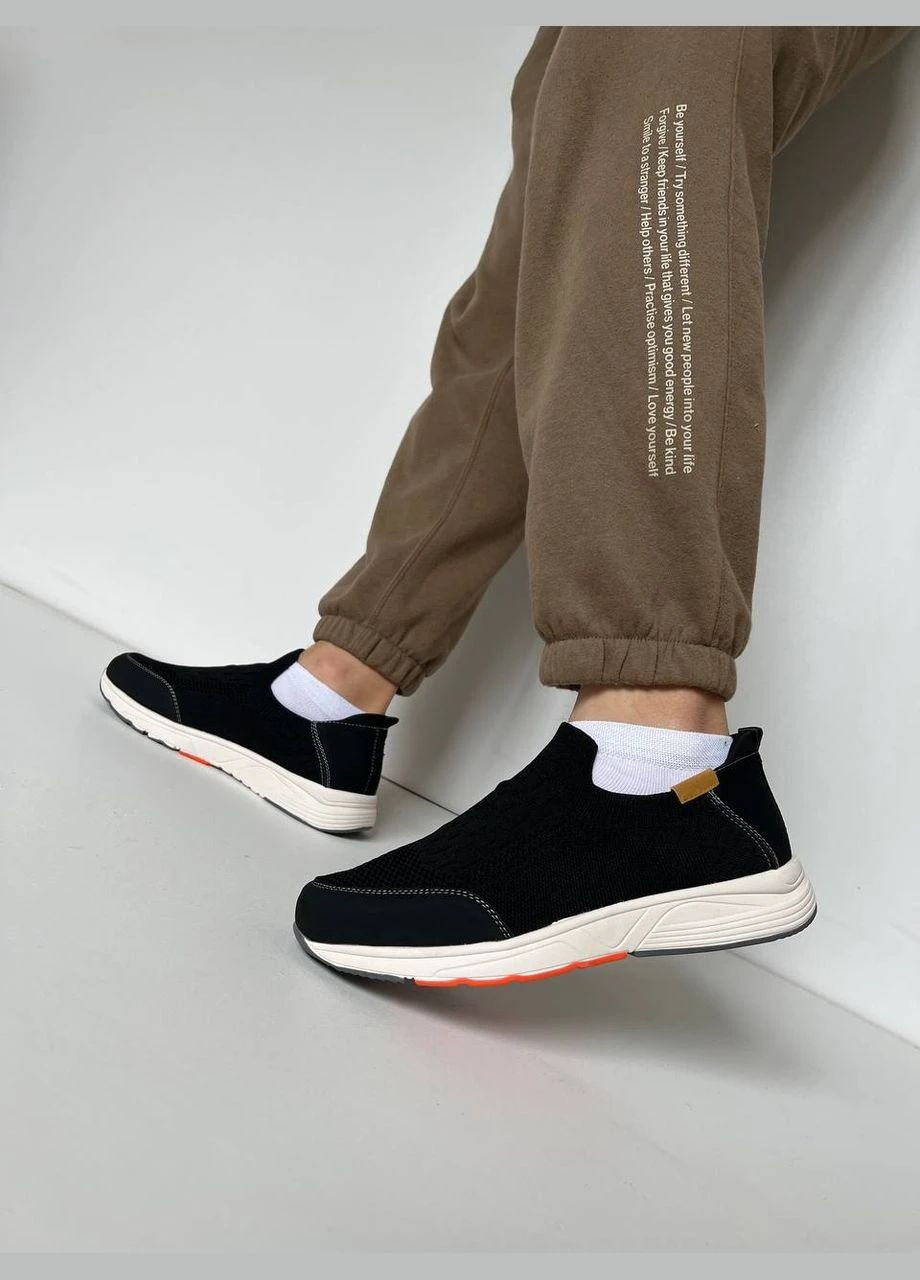 Чорні Осінні кросівки чоловічі No Brand