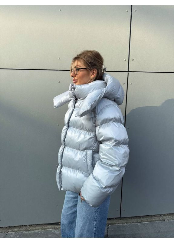 Серая зимняя куртка зимняя утепленная ''самира'' Mirage