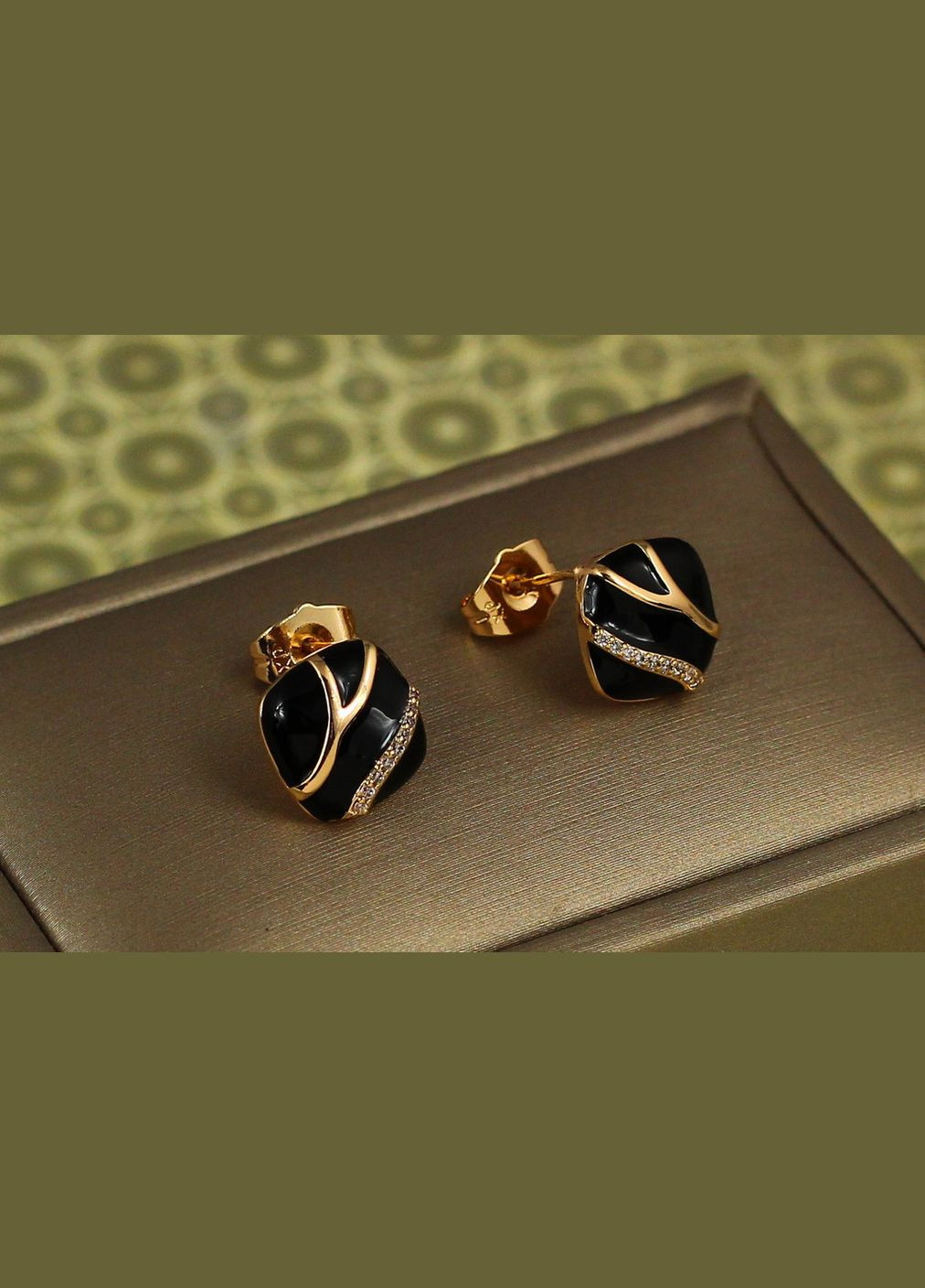 Сережки гвоздики Руна 11 мм золотисті Xuping Jewelry (316433908)