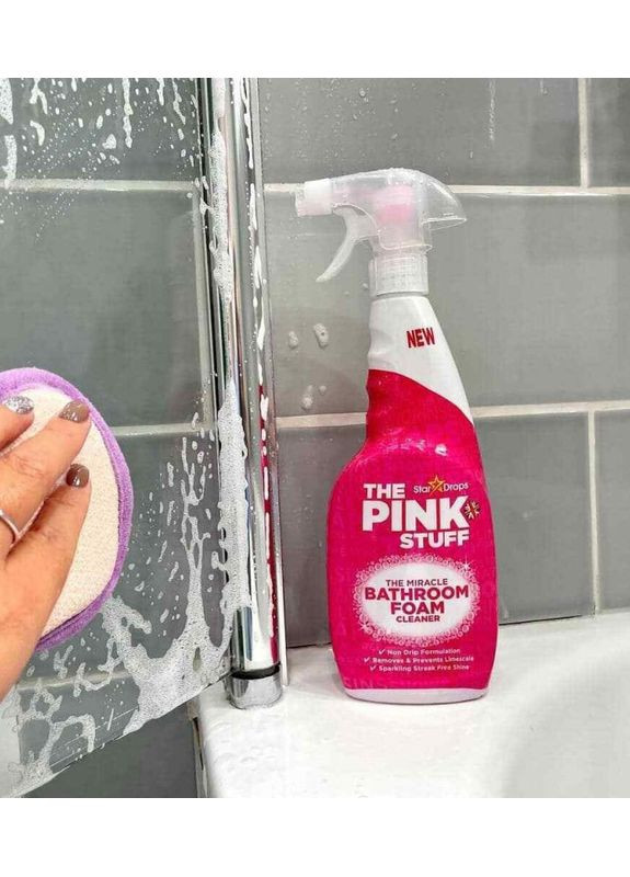 Чистящее средство для ванной комнаты Bathroom Foam Cleaner 750 мл The Pink Stuff (337989514)