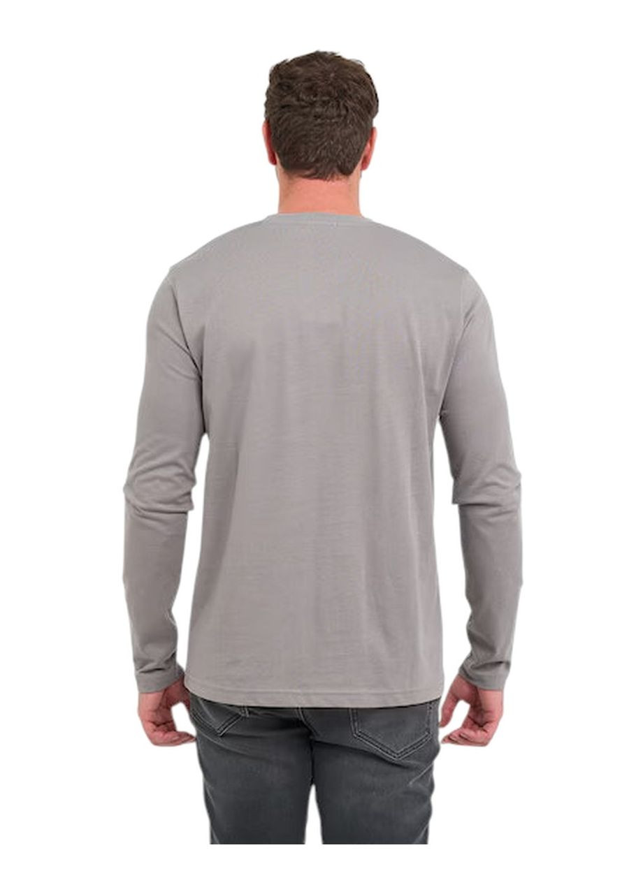 Серый лонгслив Kenvelo