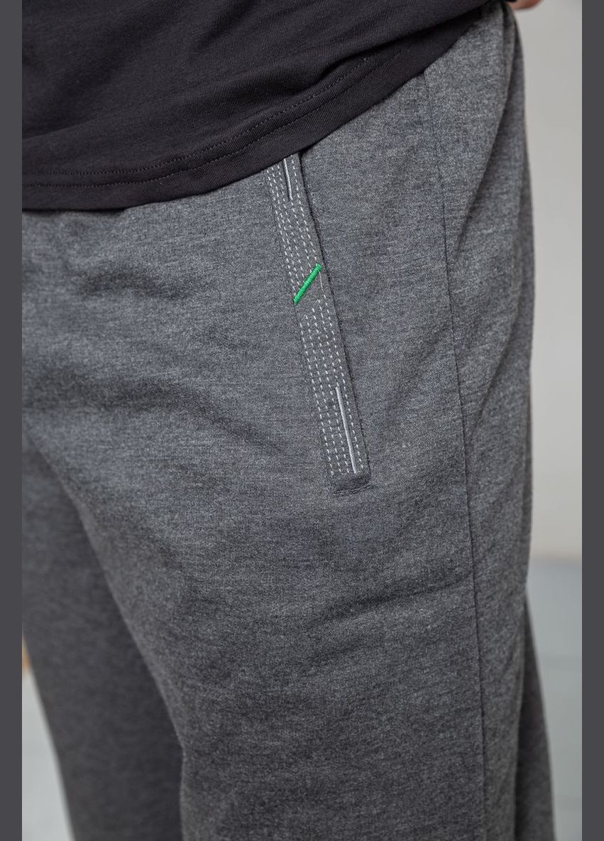 Спортивні чоловічі штани темно-сірі Без декору розмір 4XL (sku_244R41291) Ager (316454708)