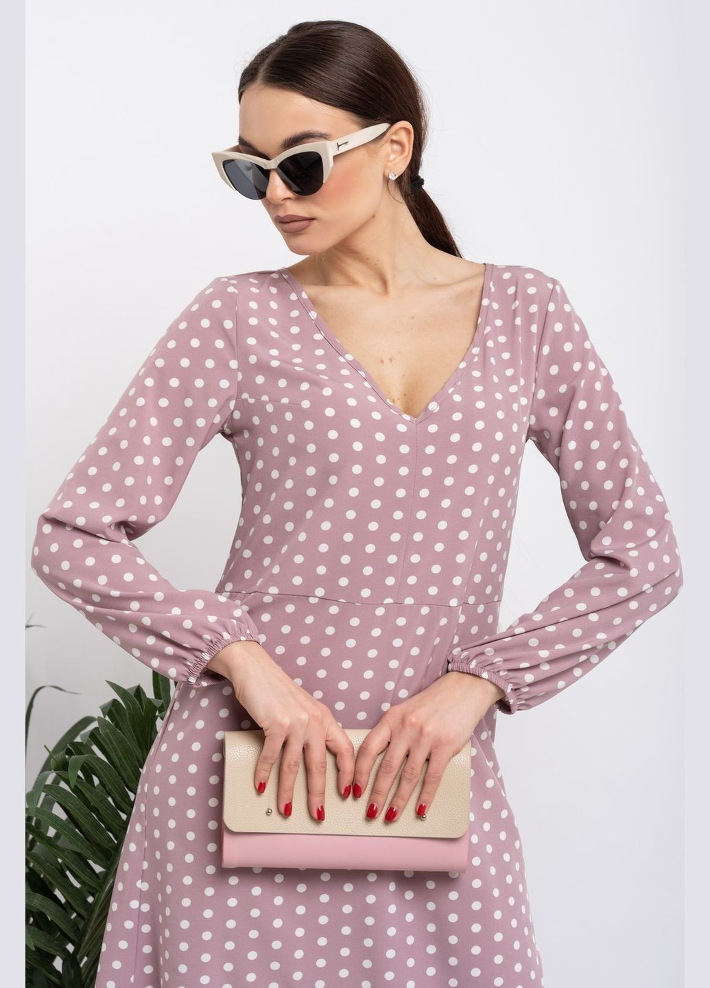 Лиловое деловое, кэжуал, праздничный платье ри мары камалия пл 0120 RiMari