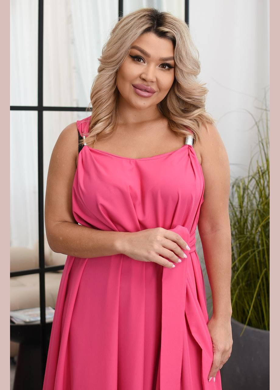 женский сорафан софт длинный с декором на бретельках No Brand