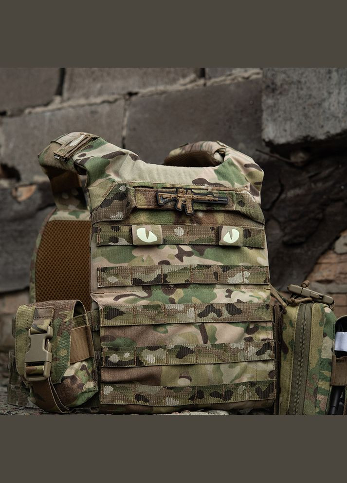 Нашивка Tiger Eyes Laser Cut (пара) Multicam M-TAC (315047908)