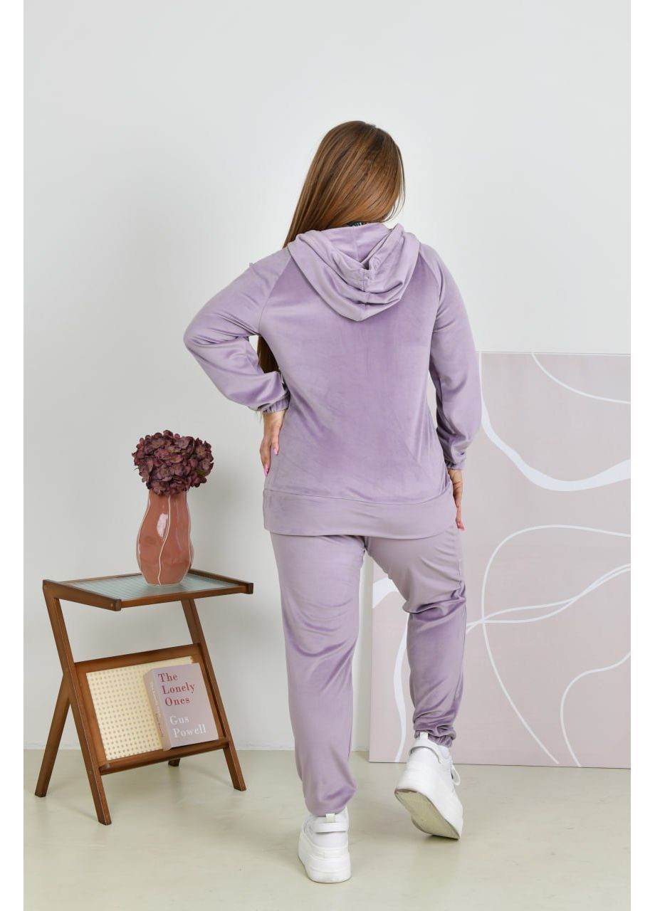 Жіночий костюм із м’якого велюру No Brand (369934604)