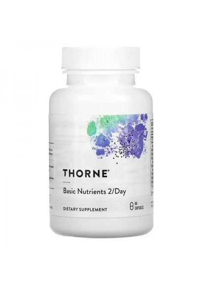 Мультивітаміни без заліза,, 60 капсул (THR00287) Thorne Research (266265515)