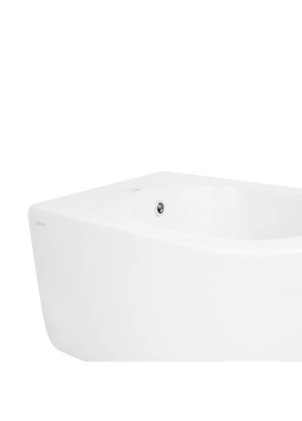 Биде подвесное Taurus 485×360×295 мм, White Qtap QTTAU28W49117 (382938538)