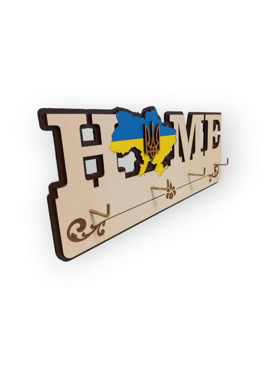 Ключница на 4 крючка "Home" No Brand (396516027)