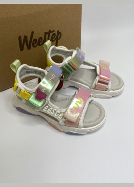 Цветные сандалии для девочек Weestep