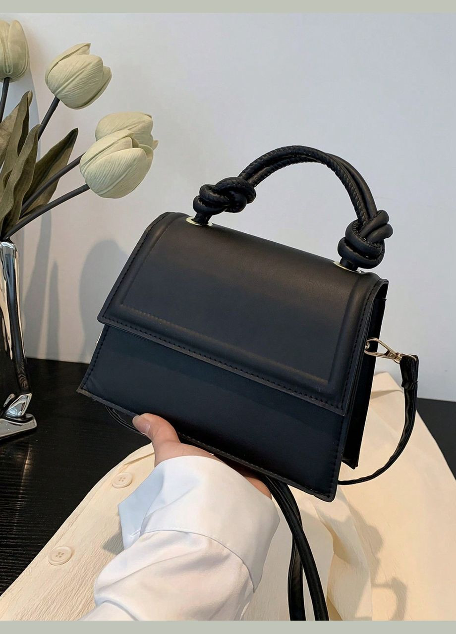 Жіноча сумка 9492 крос-боді чорна No Brand (313235617)