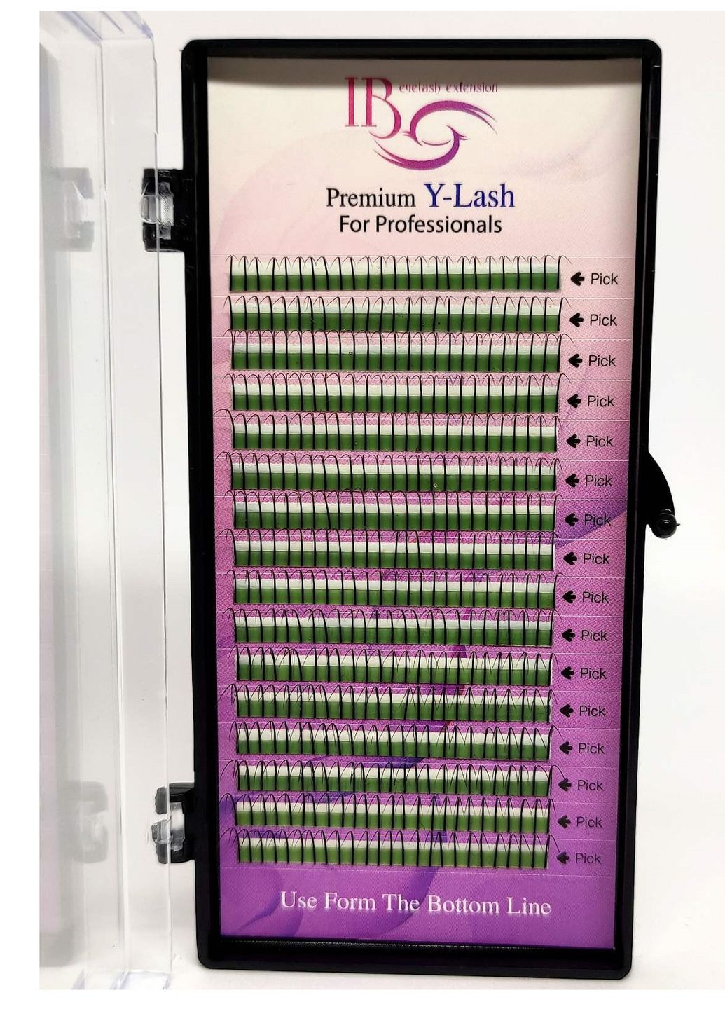 Ресницы Y (двойные) D 0,10 9-13 I-Beauty (322863109)