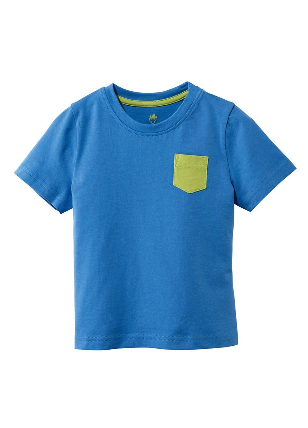 Голубая летняя футболка Lupilu
