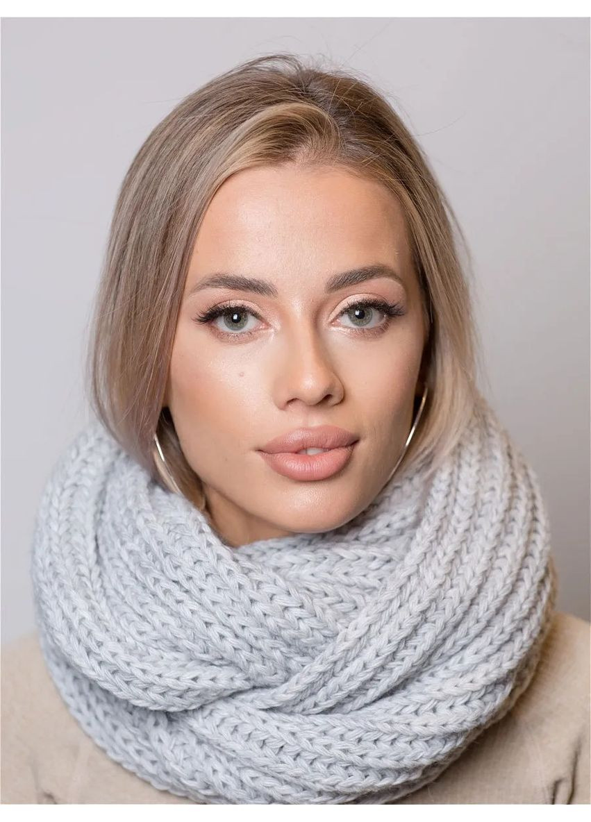 Женский шарф-снуд классический No Brand Хомут барбара (363254169)