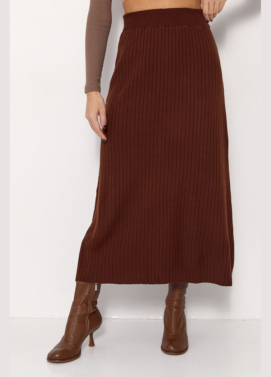 Міді спідниця в широкий рубчик Lurex (308725376)