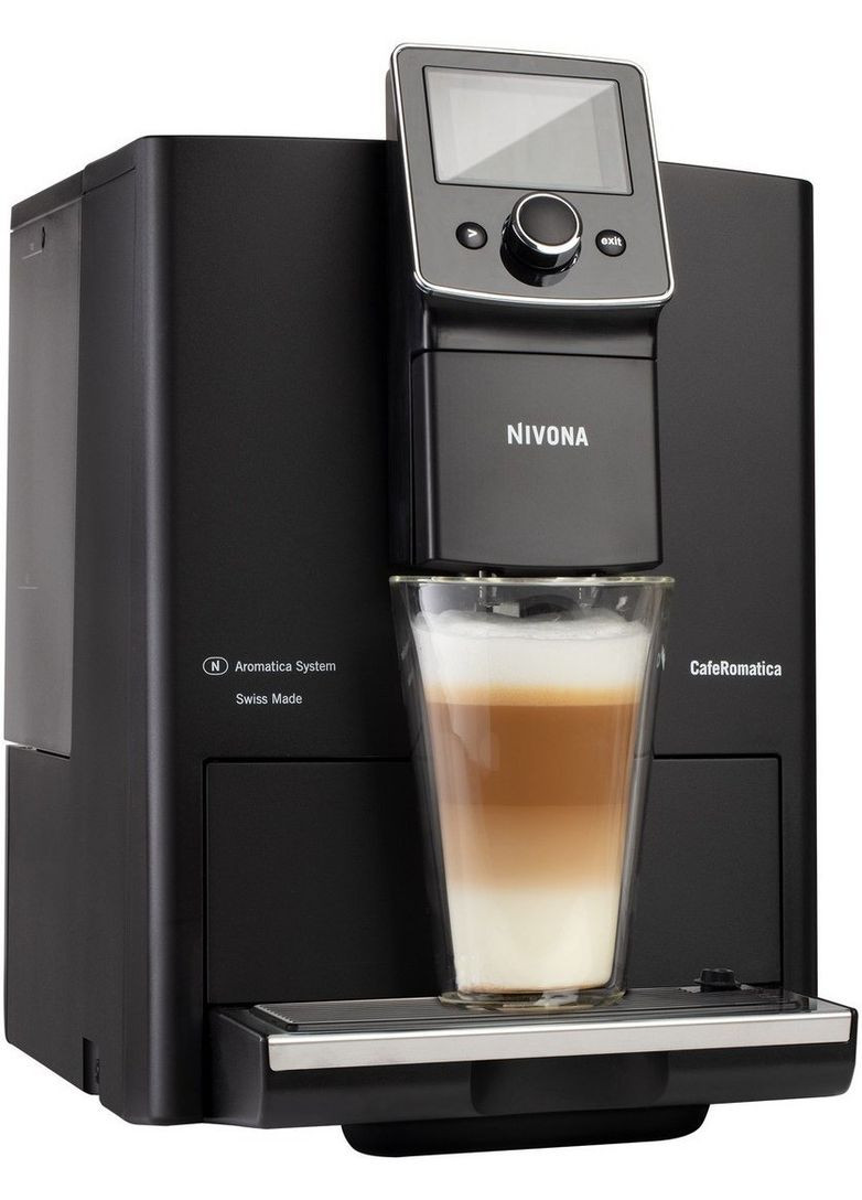 Кофемашина автоматическая CafeRomatica NICR 820, 1465 Вт., резервуар для воды 1.8 л., 15 Бар., механ., серый. NIVONA (314980280)