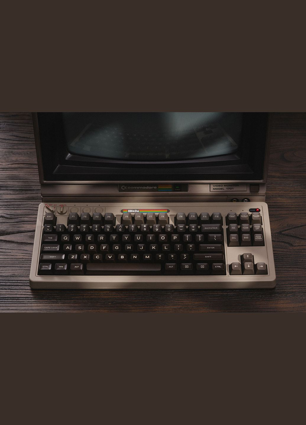 Бездротова механічна ретроклавіатура C64 Edition 8BitDo (313867794)