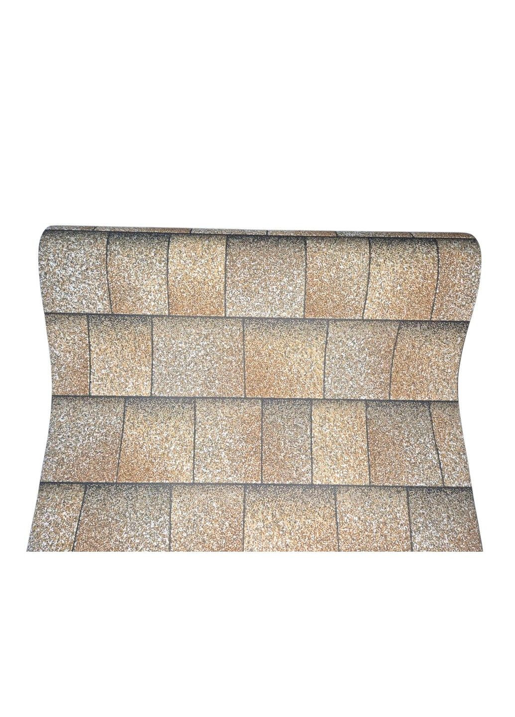 Шпалери вінілові 10.05×0.53 м Слов’янські шпалери 9445-05, коричневі для кухні, передпокою, коридору,спальні, кімнати Слов'янські шпалери (340275525)