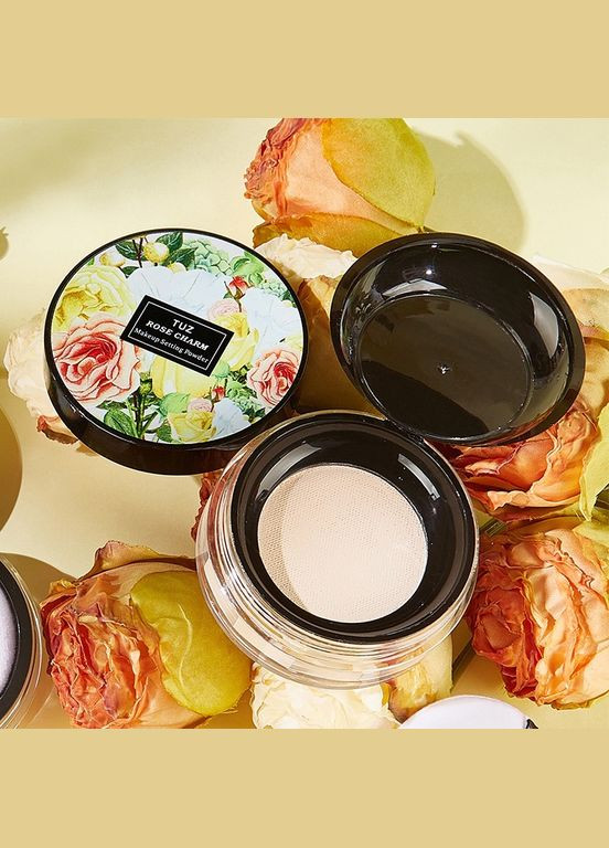 Матирующая рассыпчатая пудра для лицаTUZ Rose Charm 01 Bright Ivory) Bioaqua (304768988)