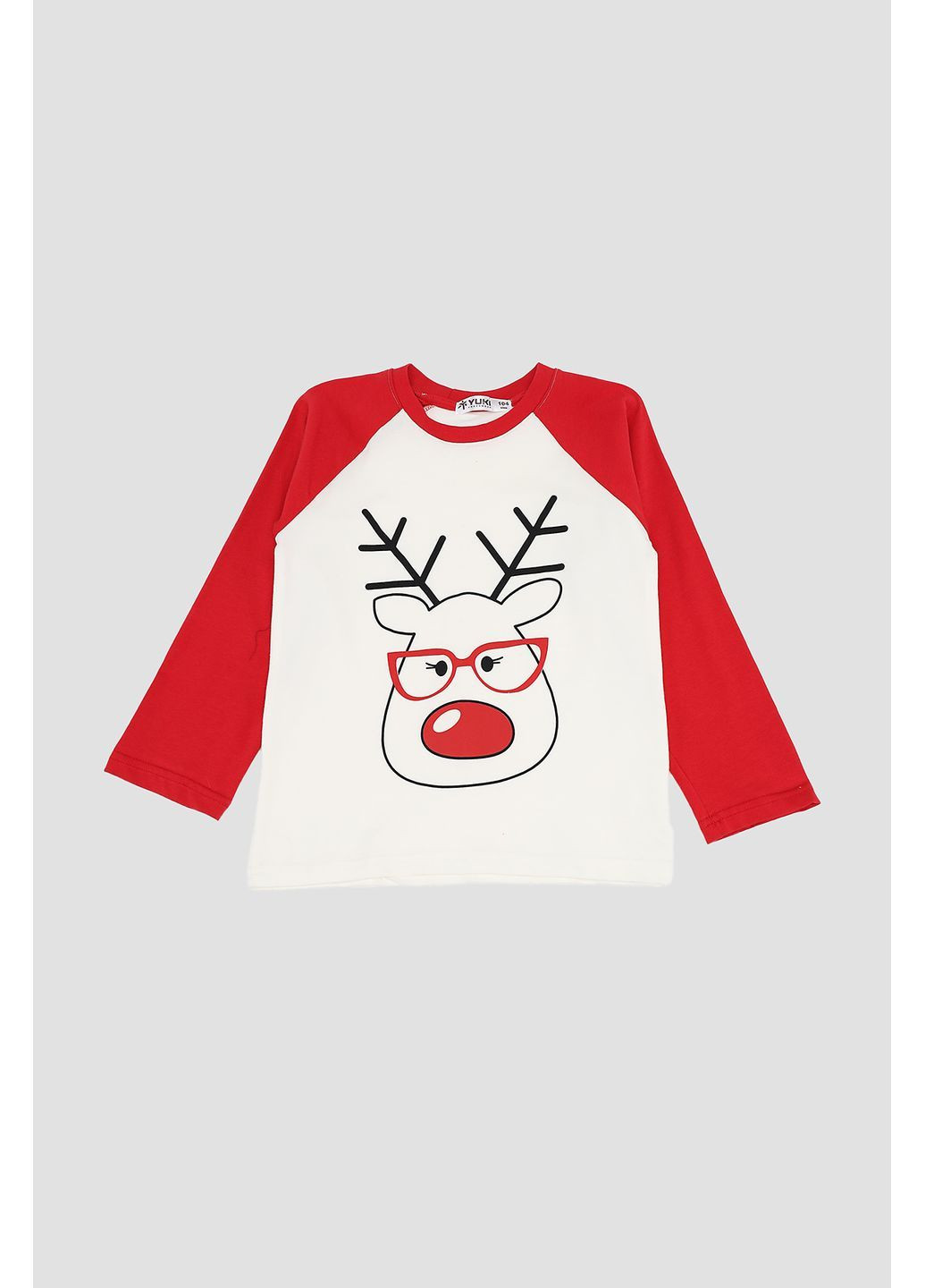 Червона всесезон піжама зі штанами для дівчинки колір червоний cb-00285853 Yuki