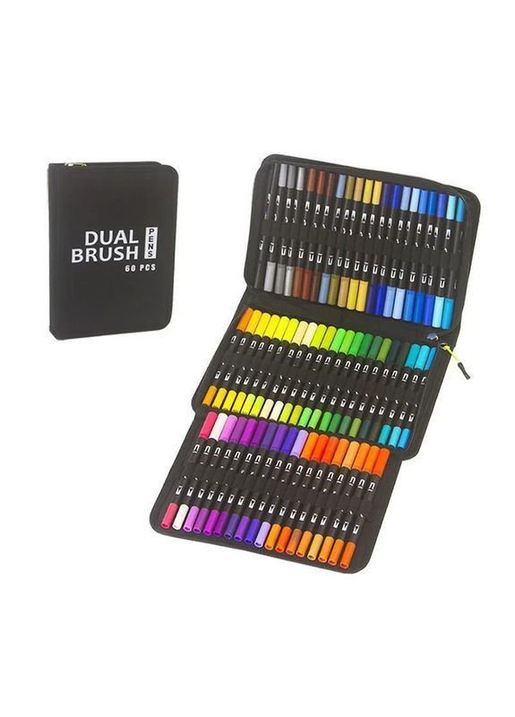 Набор маркеров для рисования Dual Brush Pens, 60 шт. Art (290011888)