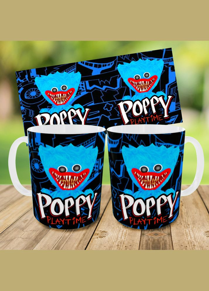 Набор: детская сумка-бананка+кружка Хагги Вагги Poppy Playtime 32х15см, бананка для мальчика через плечо на подарок (0409) No Brand (319760307)