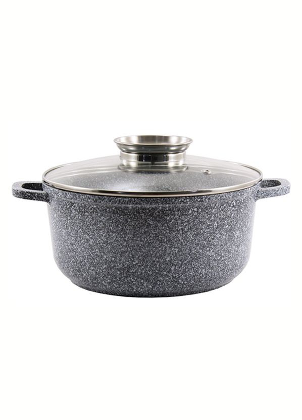 Каструля алюмінієва Zauberg з мармуровим покриттям і кришкою 1.7 л (0318 SN) Interos (337718234)