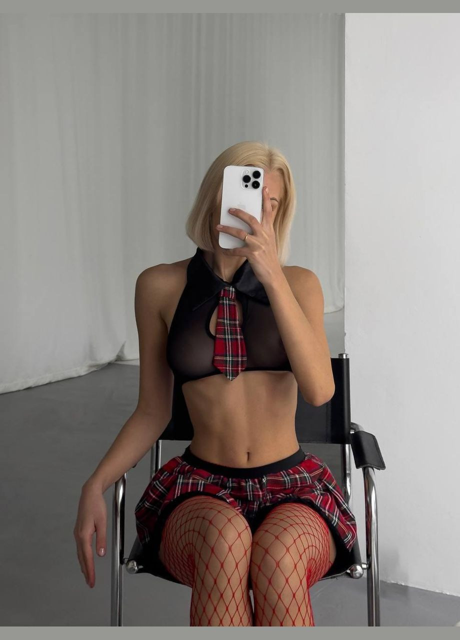 Комбинированный демисезонный женский соблазнительный комплект (2739) GT