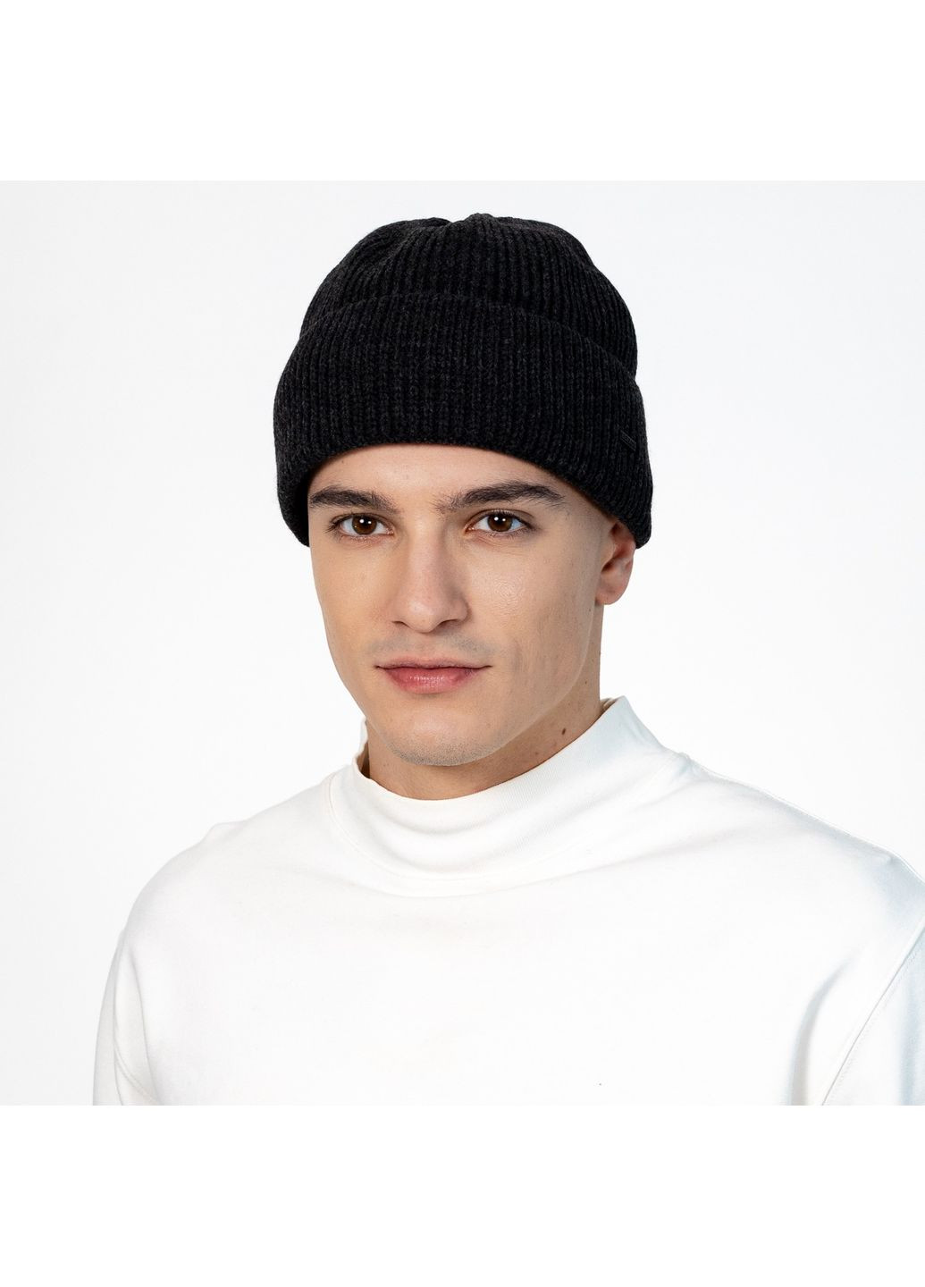 Шапка по голове мужская хлопок серая OGDEN 255-845 LuckyLOOK 255-845M (322789602)