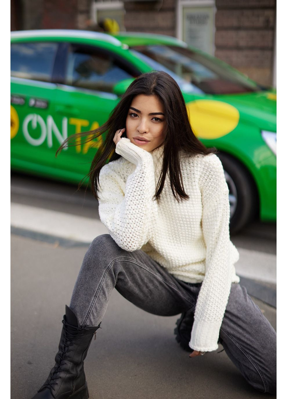 Білий демісезонний светр s070.4945 Seventeen