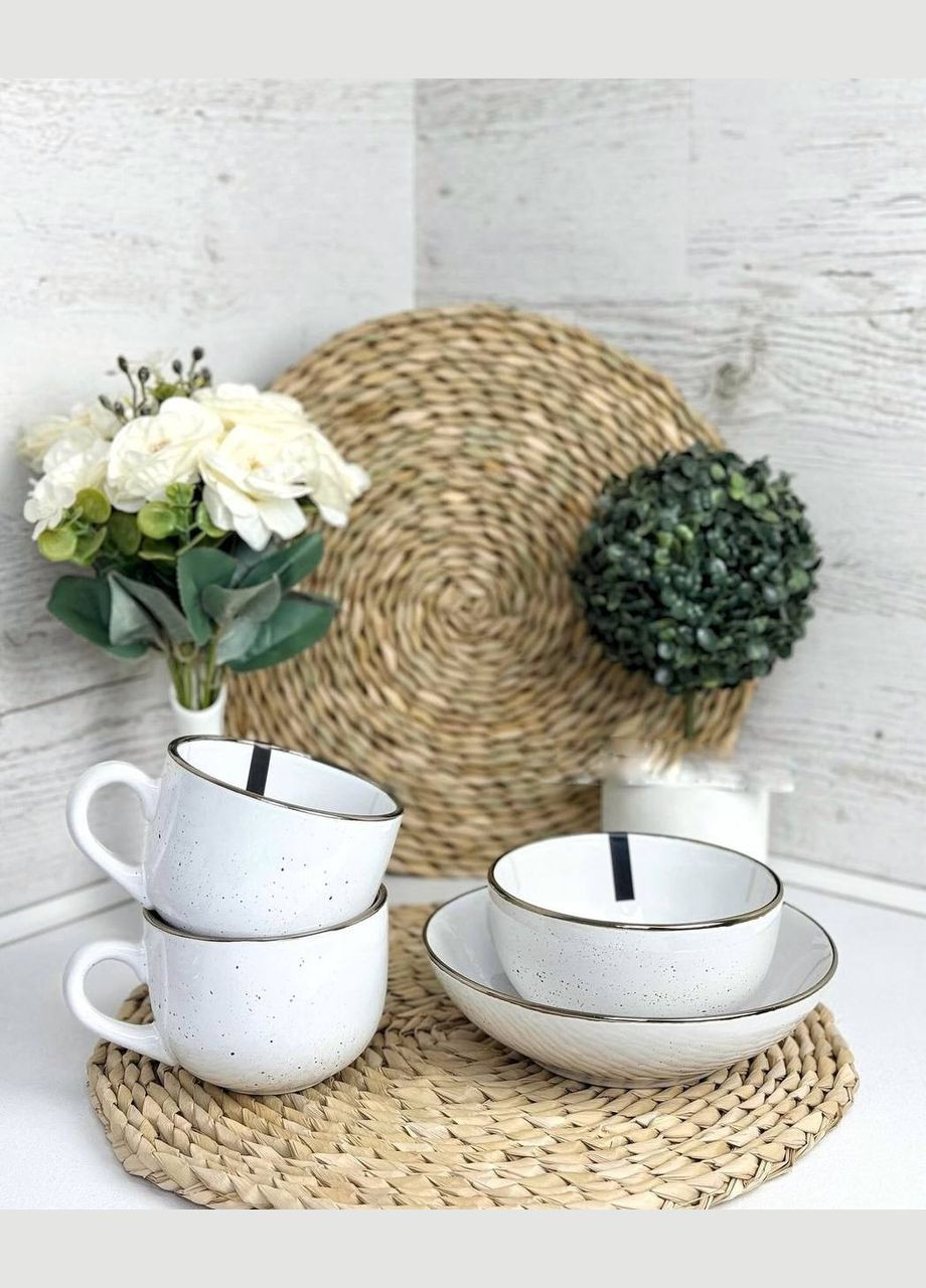 Набір посуду 17 пр. Bagheria White AR0017WGC Ardesto (335081038)